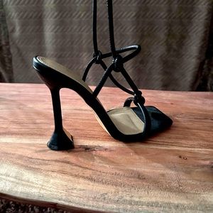 Sexy leg strap heels